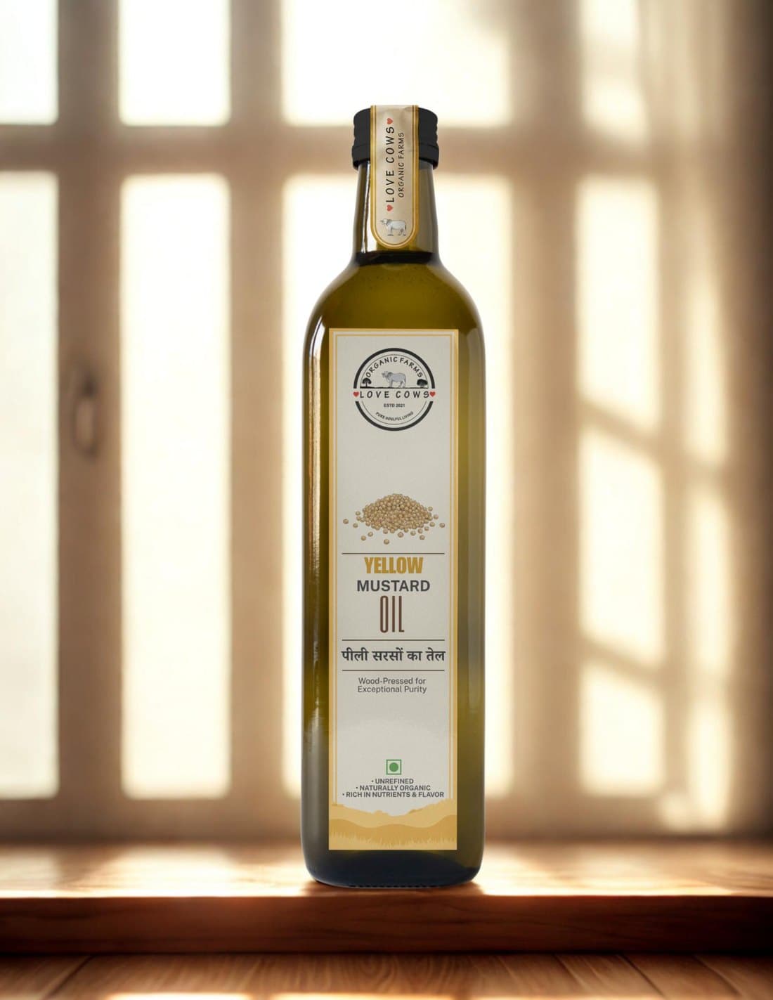 Wood-Pressed Yellow Mustard Oil